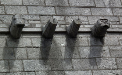 Galway City_St Nicholas's church gargoyles detail