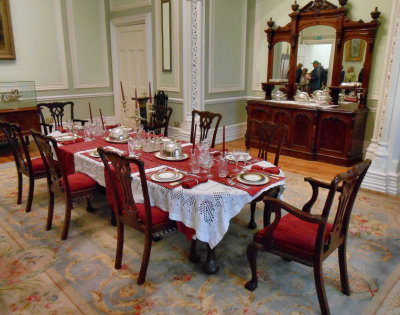 Kylemore Abbey_interior dining room_as per the founding Henry family