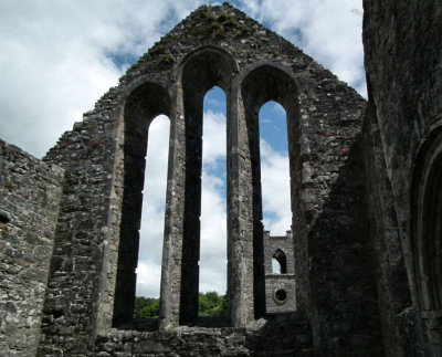 Cong Abbey ruined windows