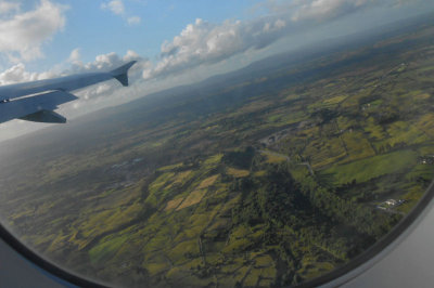 View from Airbus shortly after take off