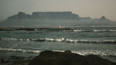 Table Mountain from near Sunningdale roughly 29km