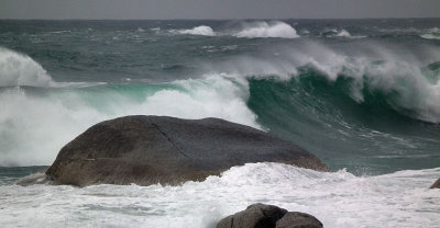 Clifton 4th Beach rough spring tides just before trip to Robben Island!