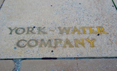 york water company - sidewalk