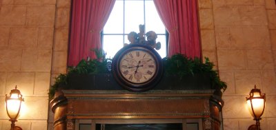 york water company - clock above front door