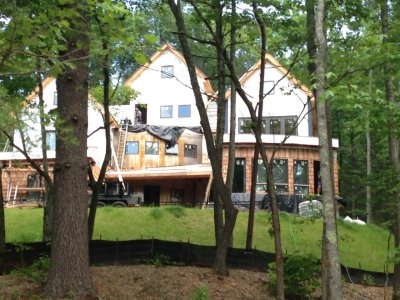 Front with partial steel and shingles