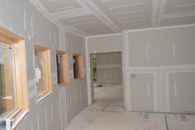Den looking toward master bedroom