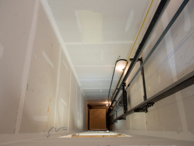 Elevator cab will be built on this platform