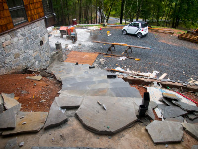 Front steps from the top