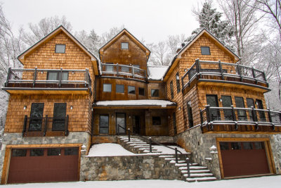 Front of the house from the driveway