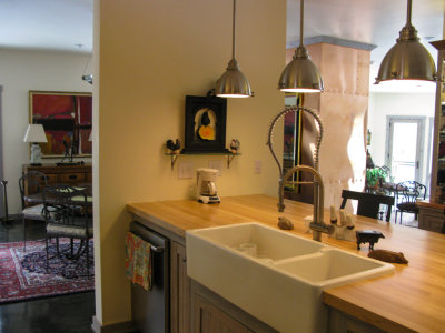 Kitchen looking into DR and LR
