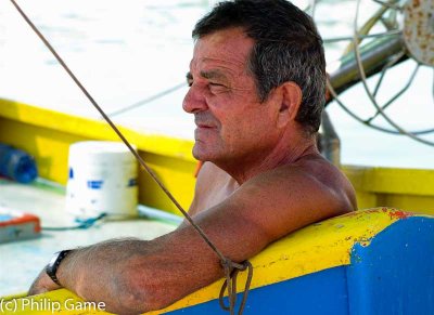 Fisherman in Marsaxlokk, Malta