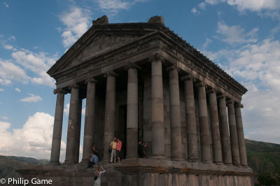 Restored Roman temple at Garni