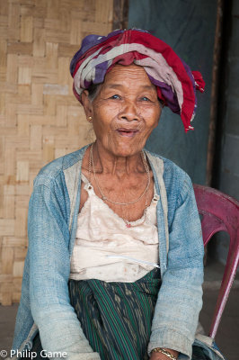 Village woman on Don Khone, Siphandon, Laos
