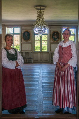 Inside the Skogaholm Manor at Skansen