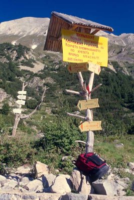 Starting the ascent of Mt Vihren (2915m)