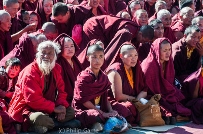 The Karmapa Lamas rapt audience