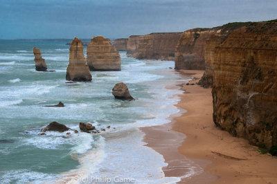 The Twelve Apostles at dusk