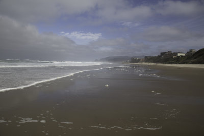 The Beach at North Lincoln City after a large wave
