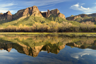 AZ - Salt River Fall Color Reflection 2