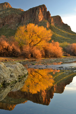 AZ - Salt River Late Light Reflection 2