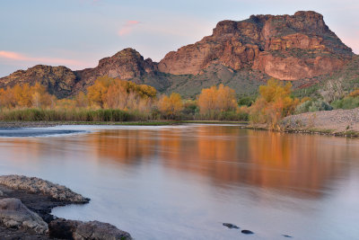 AZ - Salt River Red Mountain Fall Color