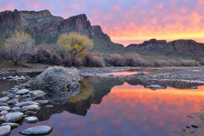 AZ - Salt River Sunset Sky 2