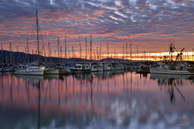 CA - Santa Barbara Harbor Sunrise 1