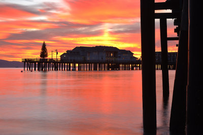 CA - Santa Barbara - Stearns Wharf Sunrise 1
