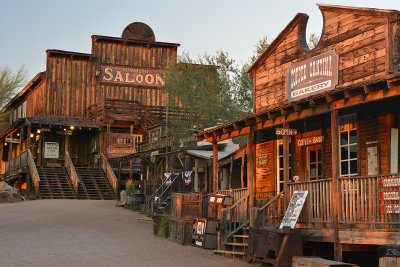 AZ - Goldfileld - Coffee Cantina & Saloon - Evening Last Light