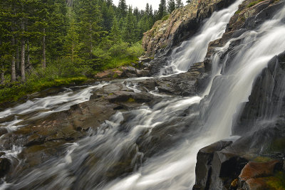 CO - Yankee Boy Basin - Sneffels Creek Waterfall 1