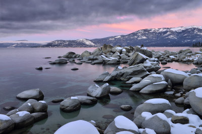 NV - Lake Tahoe Winter Sunrise 3
