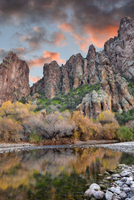 AZ - Salt River Fall Goldfields Sunset