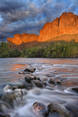 AZ - Salt River Spring Stormy Cascades