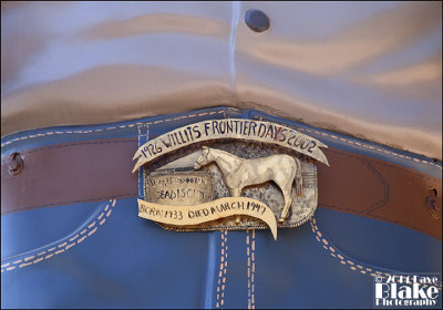 588033 Willits Cowboy Belt Buckle -- Willits CA 2014