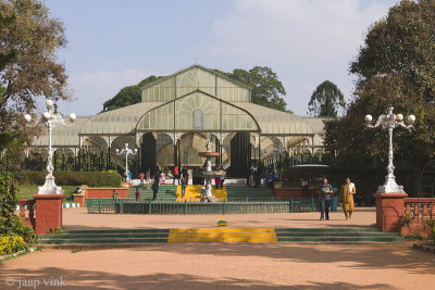 Glass House at the Lal Bagh Botanical Garden