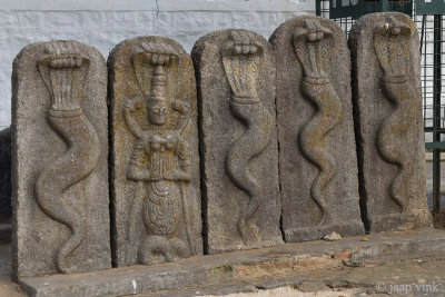 Naga Stones at Sri Big Bull Temple