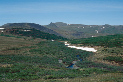 Landscape along the Nome-Council road - Landschap langs de Nome-Council weg