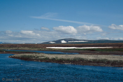 Landscape along the Nome-Teller road - Landschap langs de Nome-Teller weg