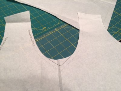 Modified neckline to be rounded