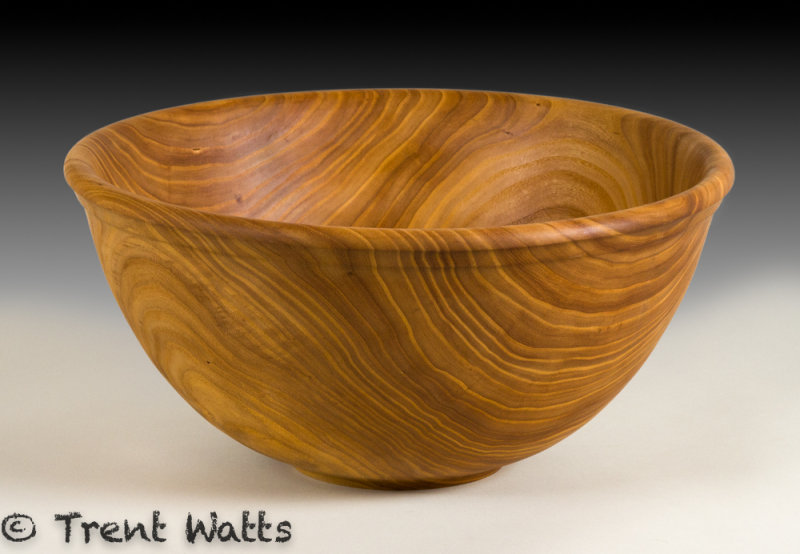 American Elm Bowl. 17 X 8.