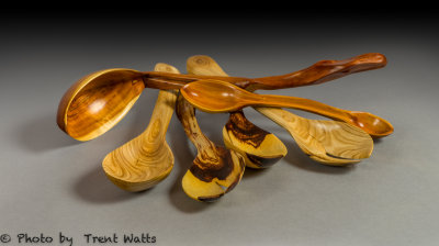Collection of Carved Spoons