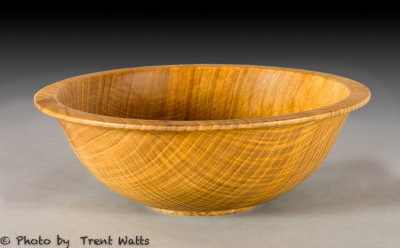Fruit Bowl made from Catalpha wood.
