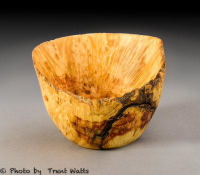 Candy Bowl: Natural Edge Manitoba Maple Burl.