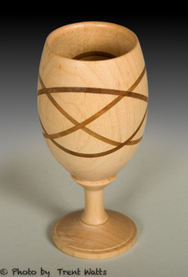 Celtic Knot Golet made from Maple and Walnut.