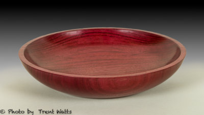 Bowl made from Purpleheart.