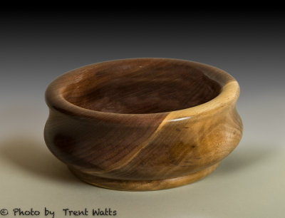 Small bowl made from Walnut.