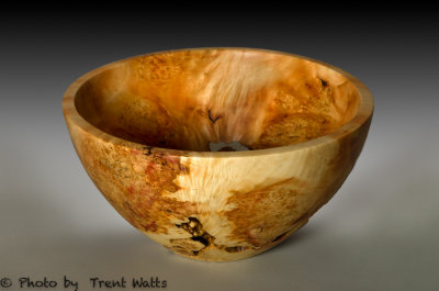 Manitoba Maple burl bowl.