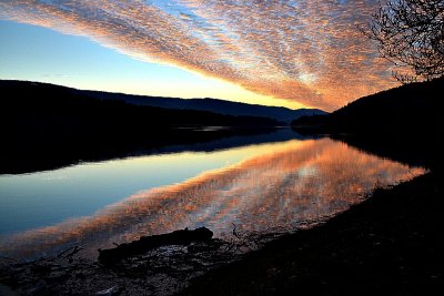  Sunset on the river Drava   DSC_0508xpb