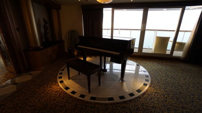 Baby grand piano