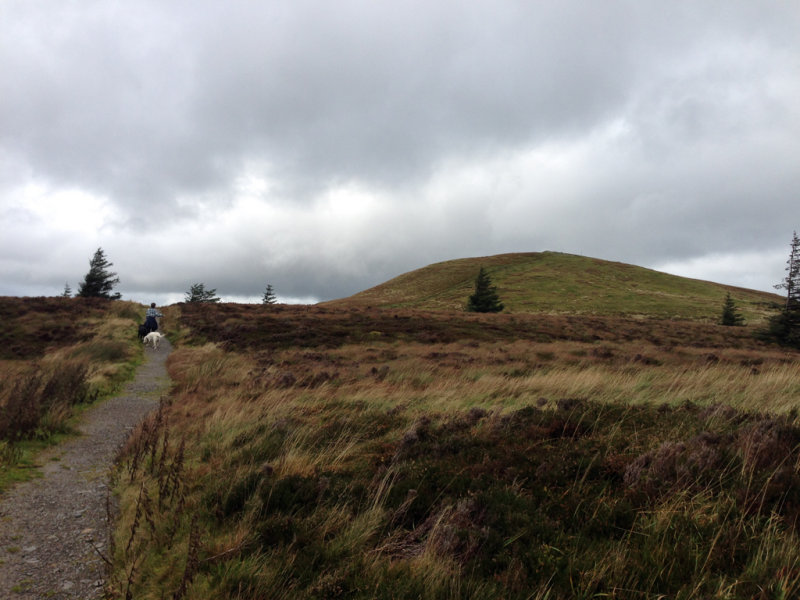 Approaching Lords Seat summit